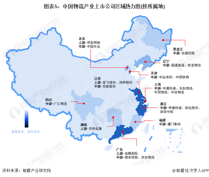 欧博官网下载【最全】2024年中国物流行业上市公司市场竞争格局分析 三大方面进行全方位对比(图5)